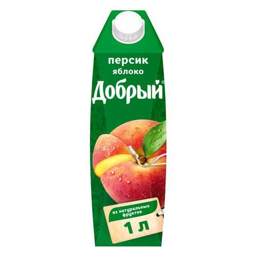 Нектар Добрый персик-яблоко 1 л в Татнефть
